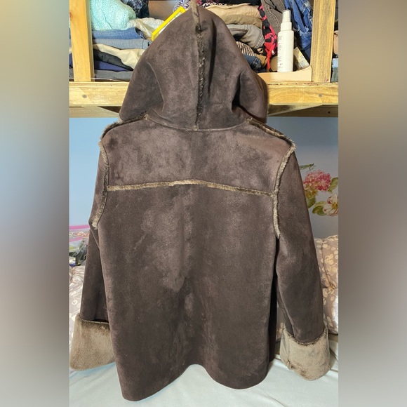 Valerie Stevens casual Faux Suede/Fur Coat - Picture 2 of 10